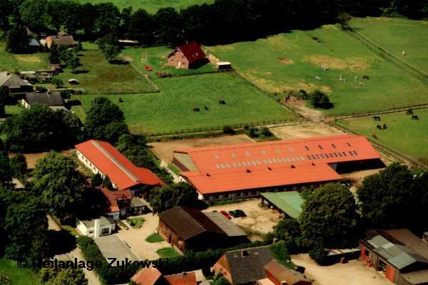 Reitanlage von oben